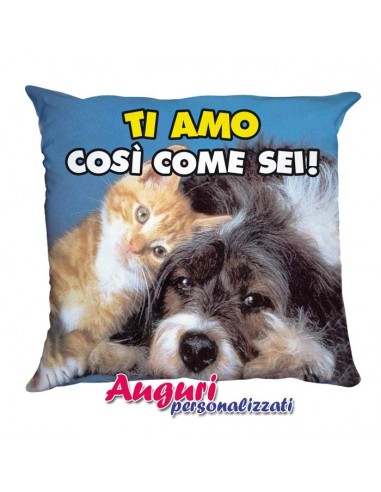 Cuscino Amore-Ti amo così come sei