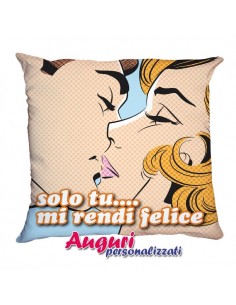 Cuscino fumetto-Solo tu mi...