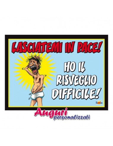 Tabella lasciatemi in pace