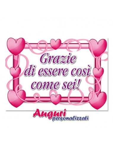 Tabella in metallo- Grazie