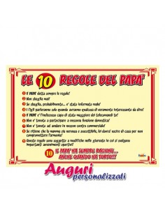 Tappetino-10 Regole del Papa'