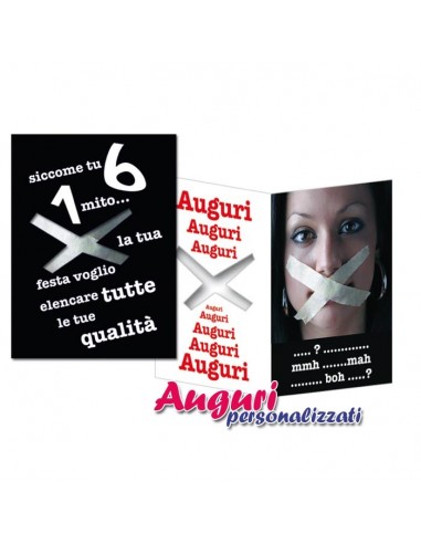 Biglietto auguri fustellato-Scarse...