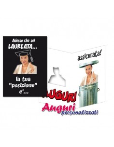 Biglietto auguri laurea...