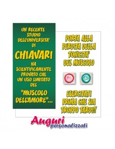 Biglietto con profilattico...