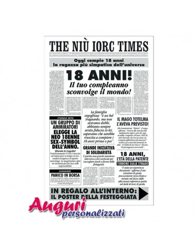 Giornale 18 anni Lei