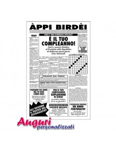 Giornale Compleanno Lui