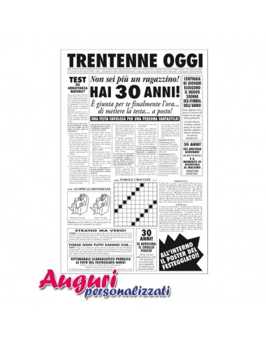 Giornale 30 anni Lui