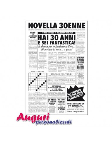 Giornale 30 anni Lei