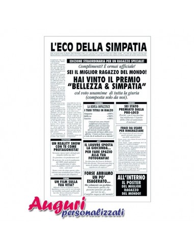 Giornale Premio Simpatia Lui
