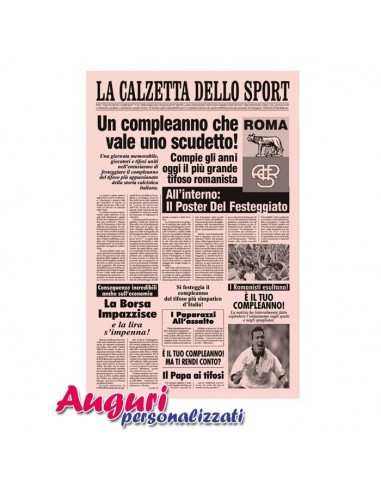 Giornale Compleanno Romanista
