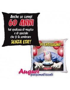 Cuscino 60 anni-Uomo
