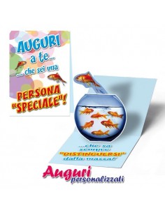 Biglietto d'auguri pop up...