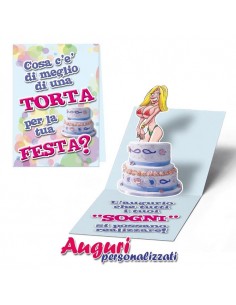 Biglietto d'auguri pop up...