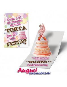 Biglietto d'auguri pop up...