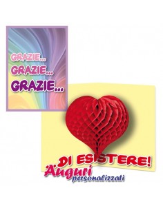 Biglietto d'auguri 3D per...