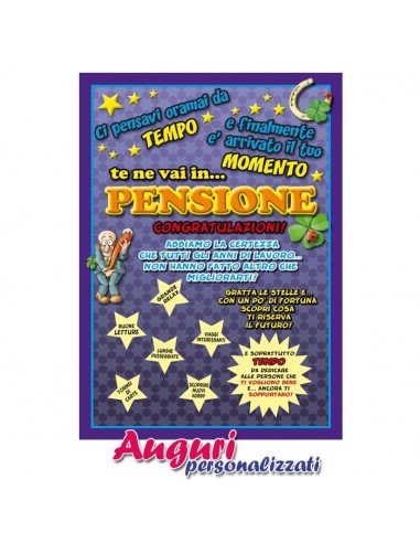 Cartolina D Auguri Per La Pensione