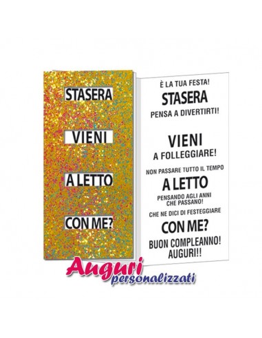 Biglietto auguri Compleanno-Doppio senso