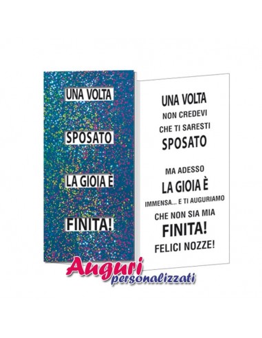 Biglietto auguri per lo sposo con...