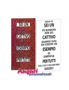 Biglietto auguri per un...