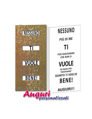 Biglietto auguri per amore con doppio...