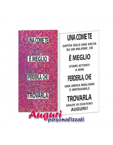 Biglietto Amica da non perdere-Doppio...