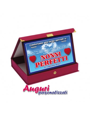 Targa personalizzabile-Nonni perfetti