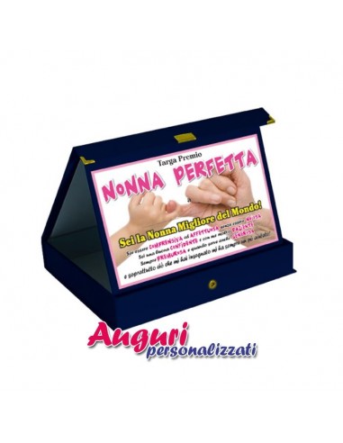 Targa premio nonna perfetta
