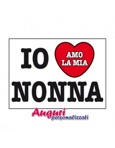 Tabella metallo Amo la mia...