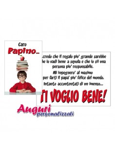 Biglietto auguri caro papino