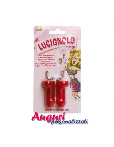 Lucignolo segnabicchiere luminoso