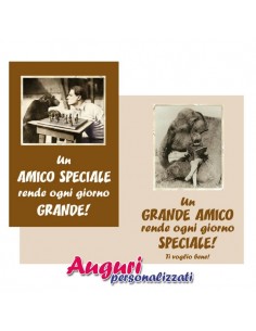 Biglietto Vintage-Grande amico