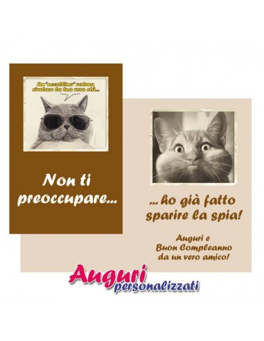 Biglietto Compleanno Vintage-Da un amico