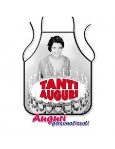 Grembiule da cucina con torta 