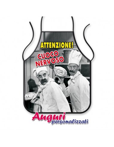 Grembiule da cucina per un cuoco