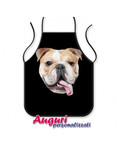 Grembiule da cucina con cane Bulldog
