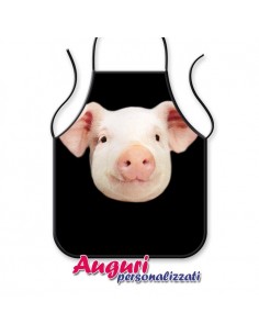 Grembiule da cucina pig