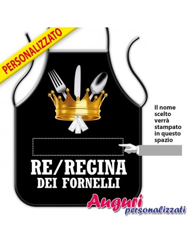 Grembiule personalizzato-Re o Regina...