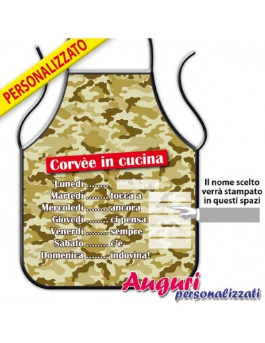 Grembiule personalizzato-Corvèe in...