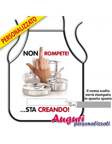 Grembiule personalizzato-Non rompete