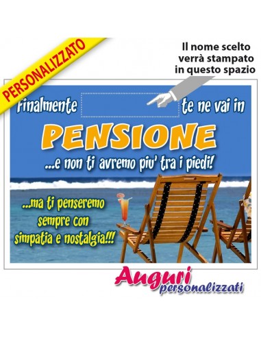 Tabella metallo Pensione Personalizzata