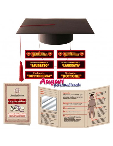 Tocco laurea e manuale laureato/a 