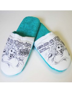 Ciabatte "A letto sono..."....