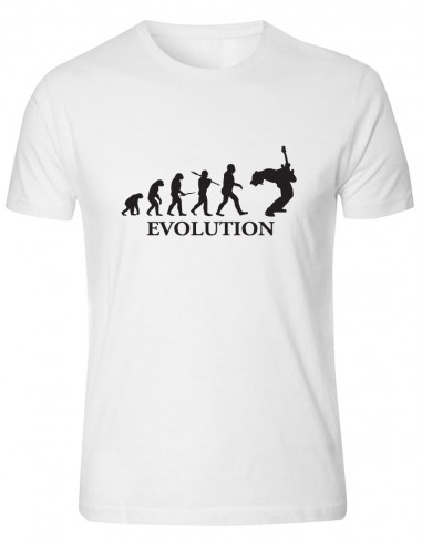 T-shirt Evolution Chitarrista