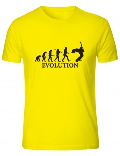 T-shirt Evolution Chitarrista