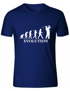 T-shirt Evolution Golfista