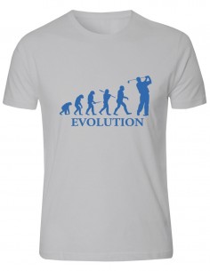 T-shirt Evolution Golfista