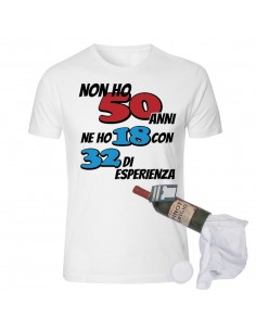 T-shirt in bottiglia-50 anni