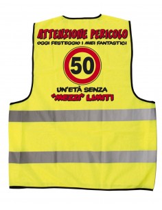 Gilet giallo fluo-50 anni