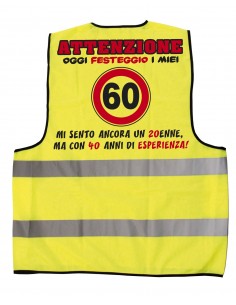 Gilet giallo fluo-60 anni