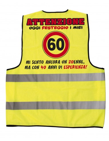 Gilet giallo fluo-60 anni